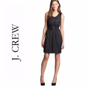 J. Crew Pleated Accordion Wool Dress